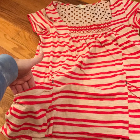 Striped tee with pockets - Picture 2 of 3